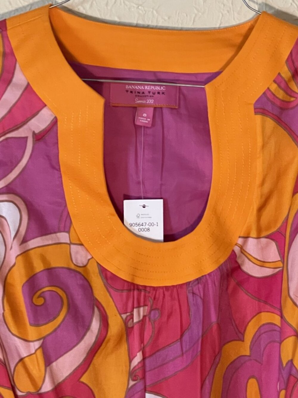 Banana Republic for Trina Turk NWT Abstract print dress, Size 8 - Picture 3 of 4
